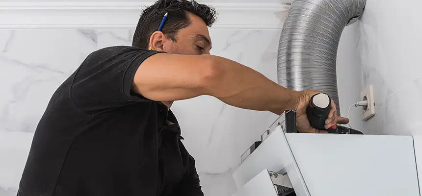 Precision In-wall Dryer Vent Cleaning & Rerouting Corrections in Pasadena, CA